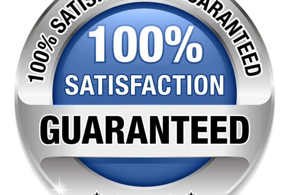 Wash Masters’ 100% Satisfaction Guarantee