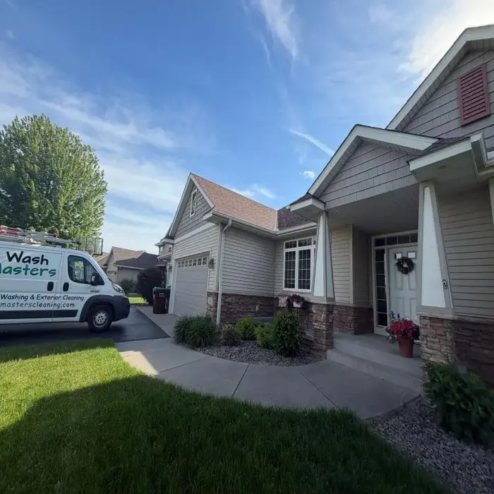 House washing project in Delano, MN